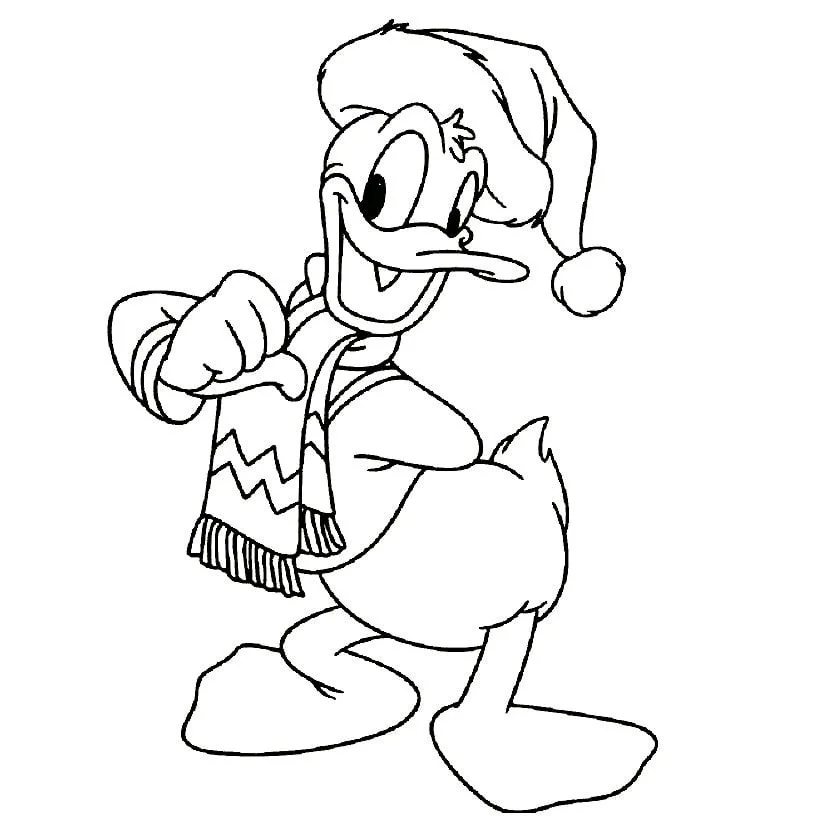 desenho do pato donald para colorir