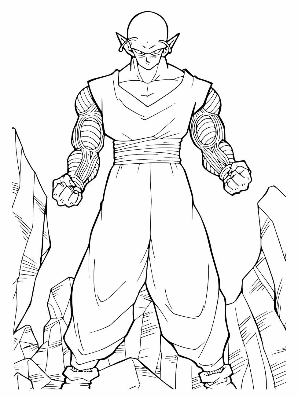 desenho dragon ball z para colorir 37