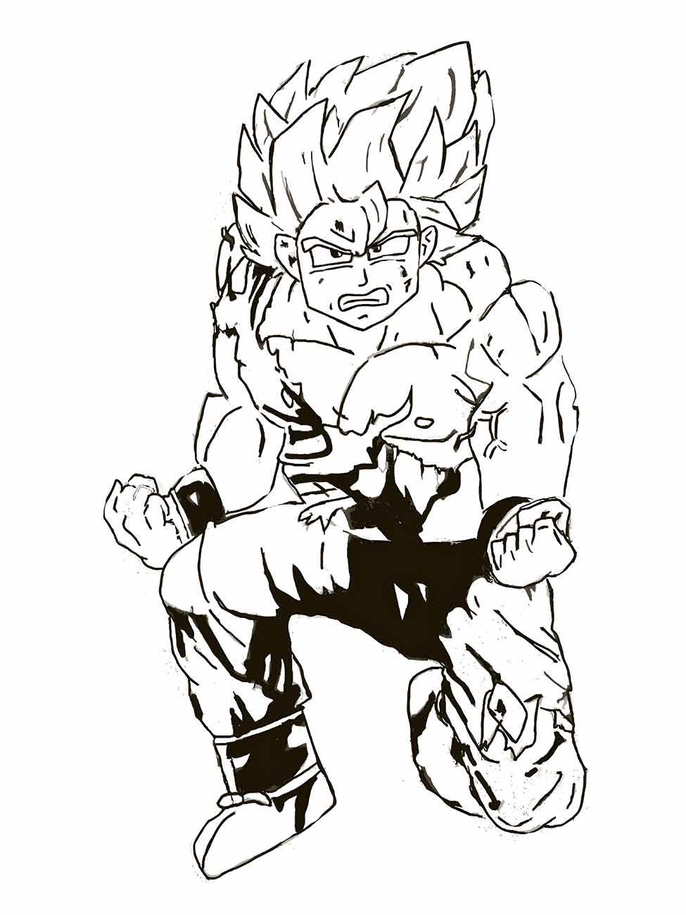 desenho dragon ball z para colorir 51