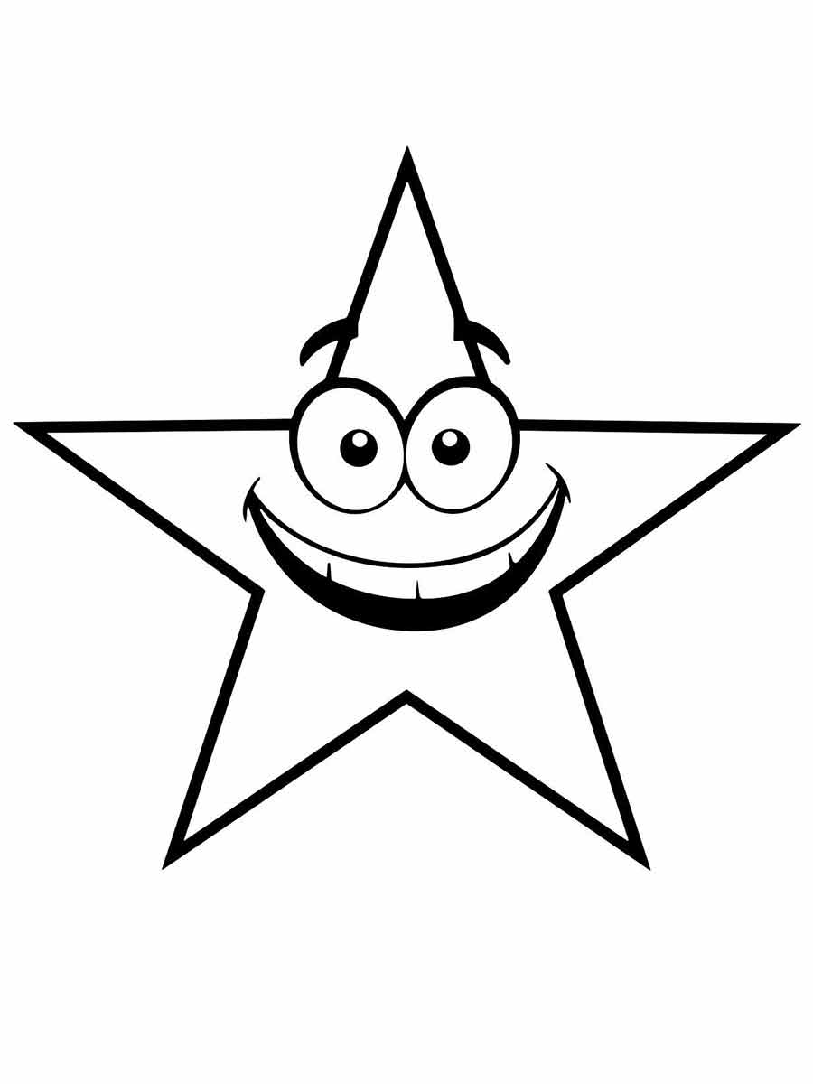 desenho estrela para colorir 7