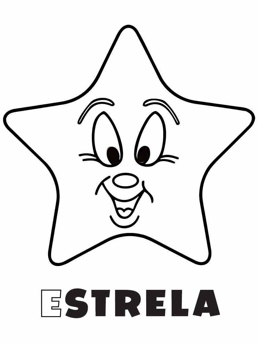 desenho estrela para colorir 9