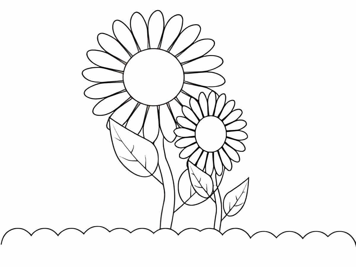 desenho flores para colorir 70