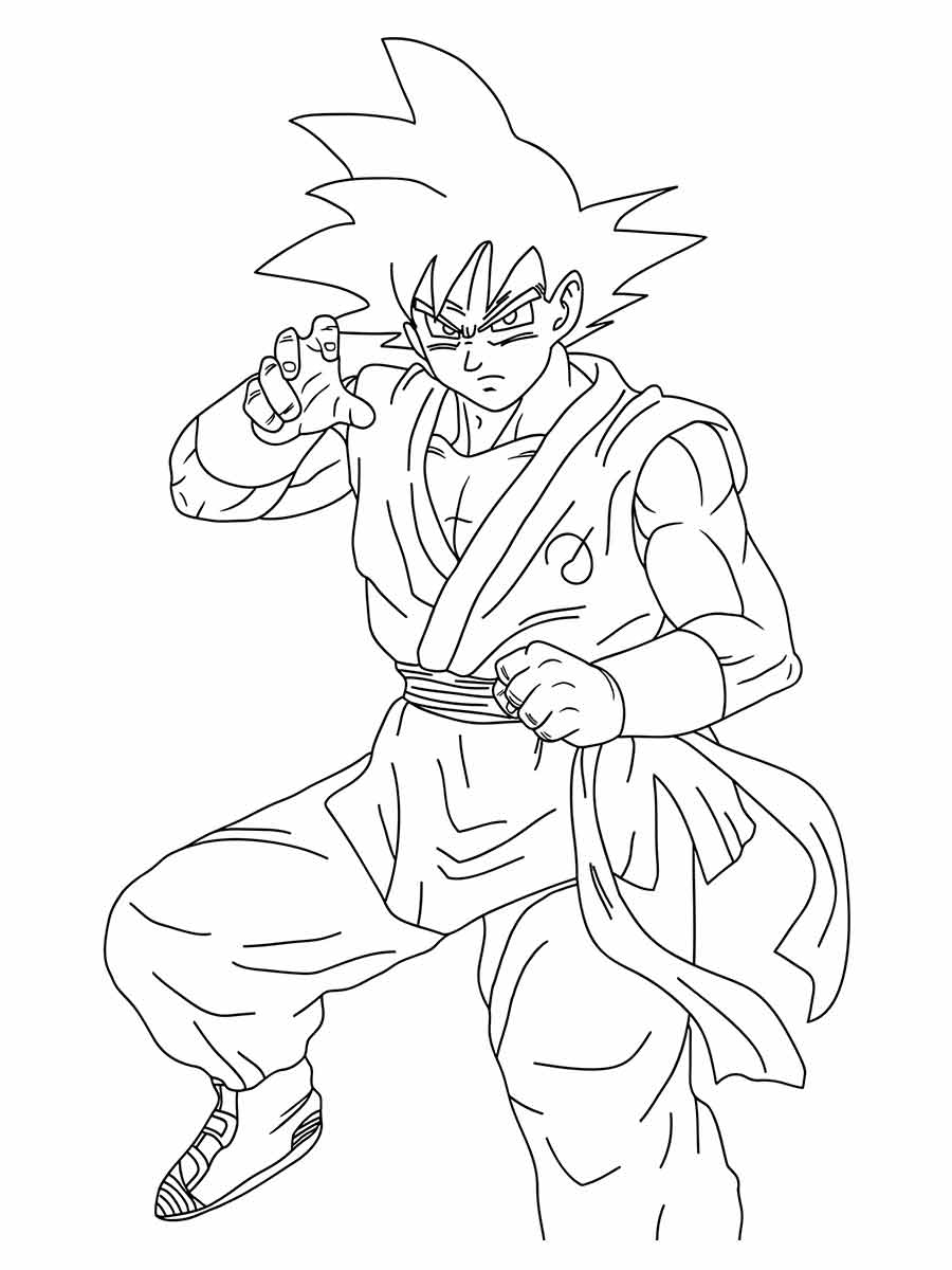 desenho goku para colorir 31