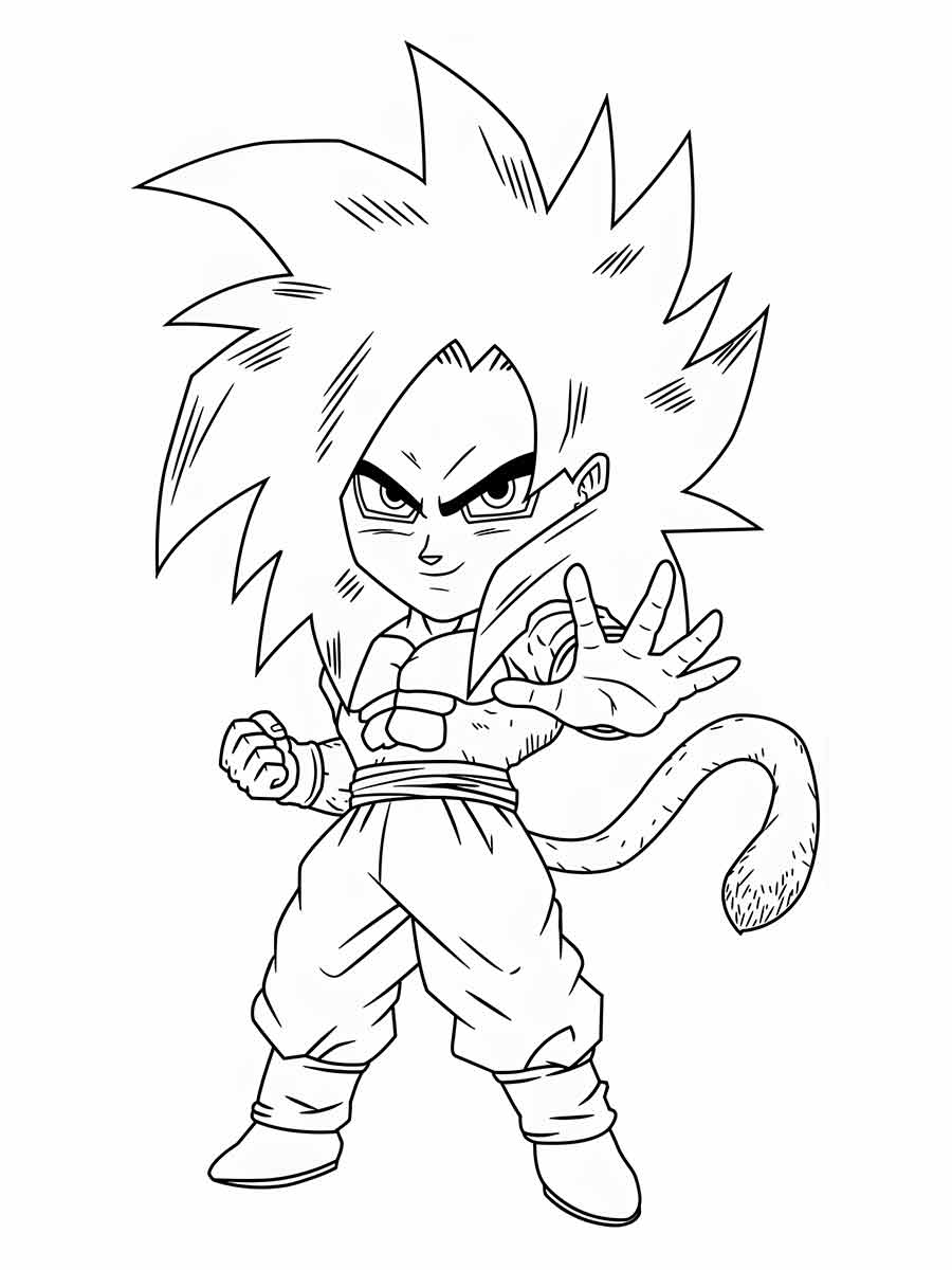 desenho goku para colorir 32