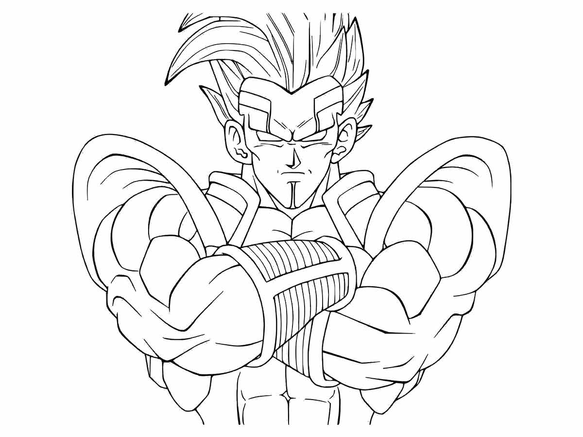 desenho goku para colorir 40