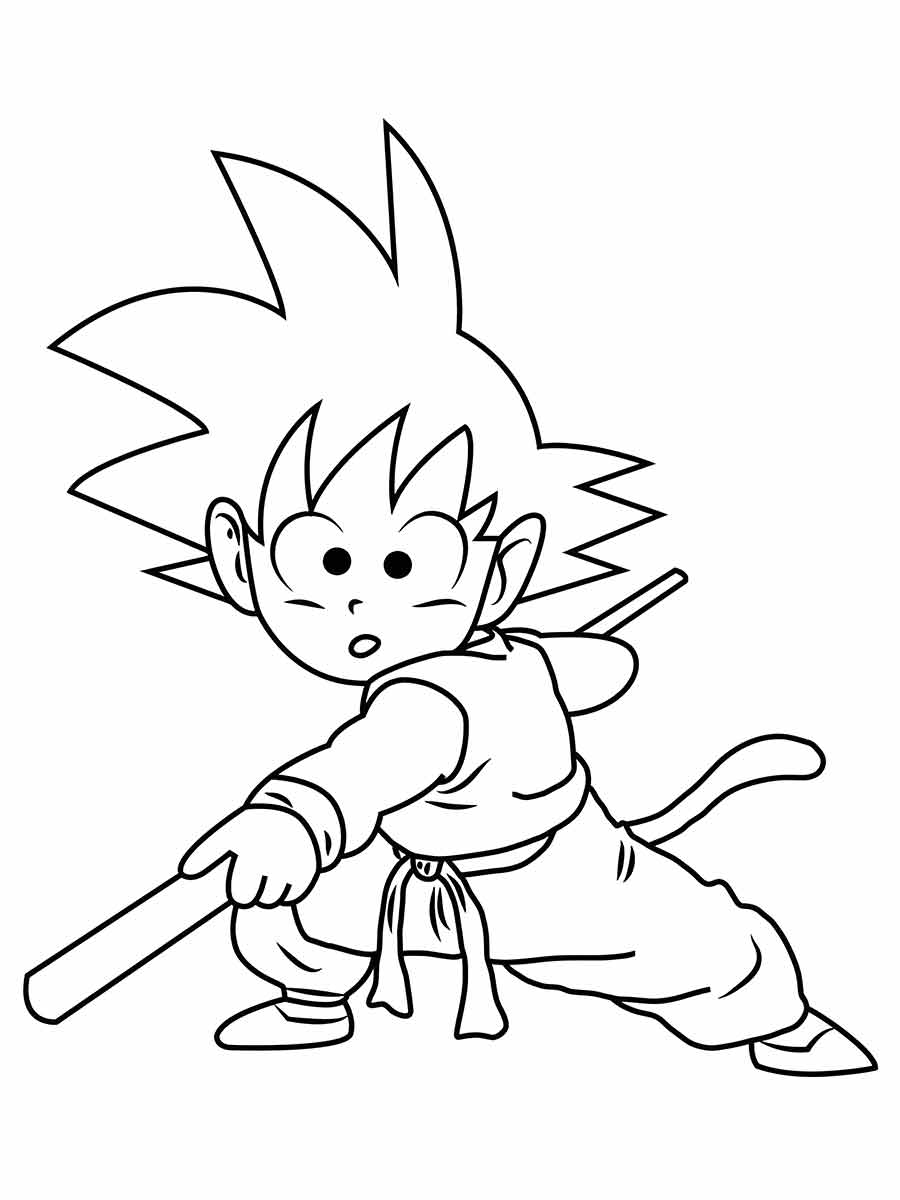 desenho goku para colorir 41