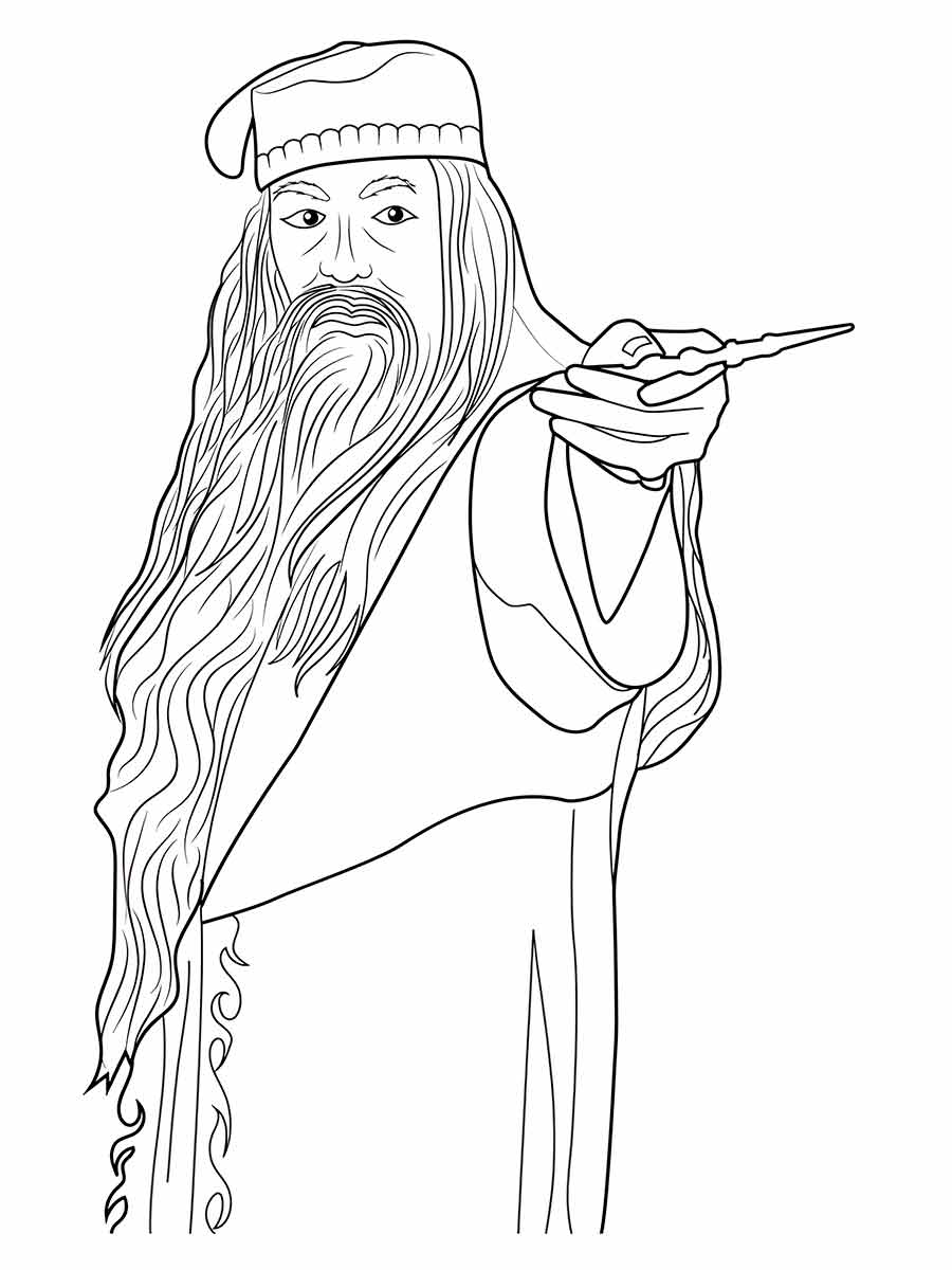 desenho harry potter para colorir 79