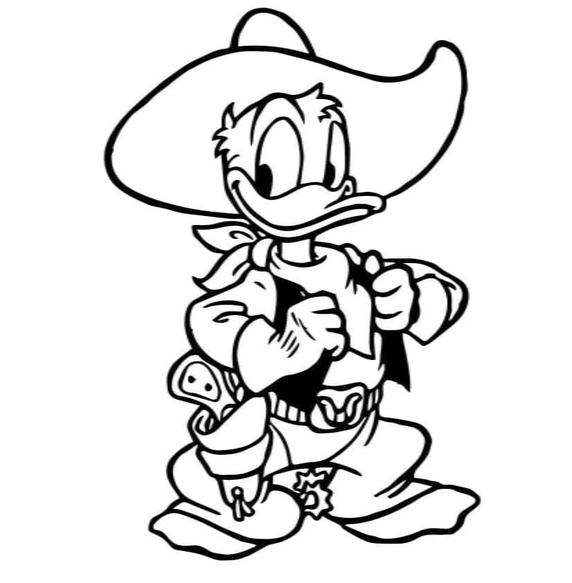 desenho para colorir do pato donald 28