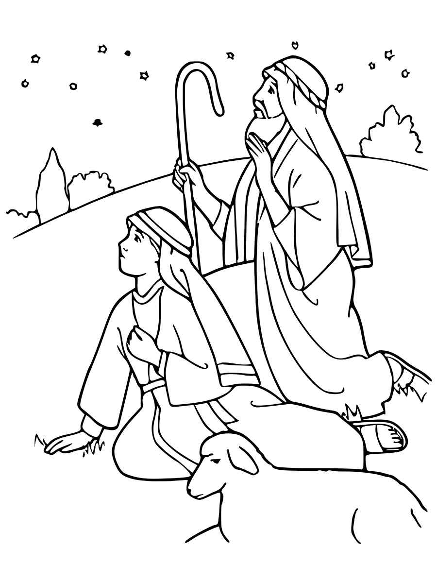 desenhos biblicos para colorir 15 - Educarolando - Aprender brincando