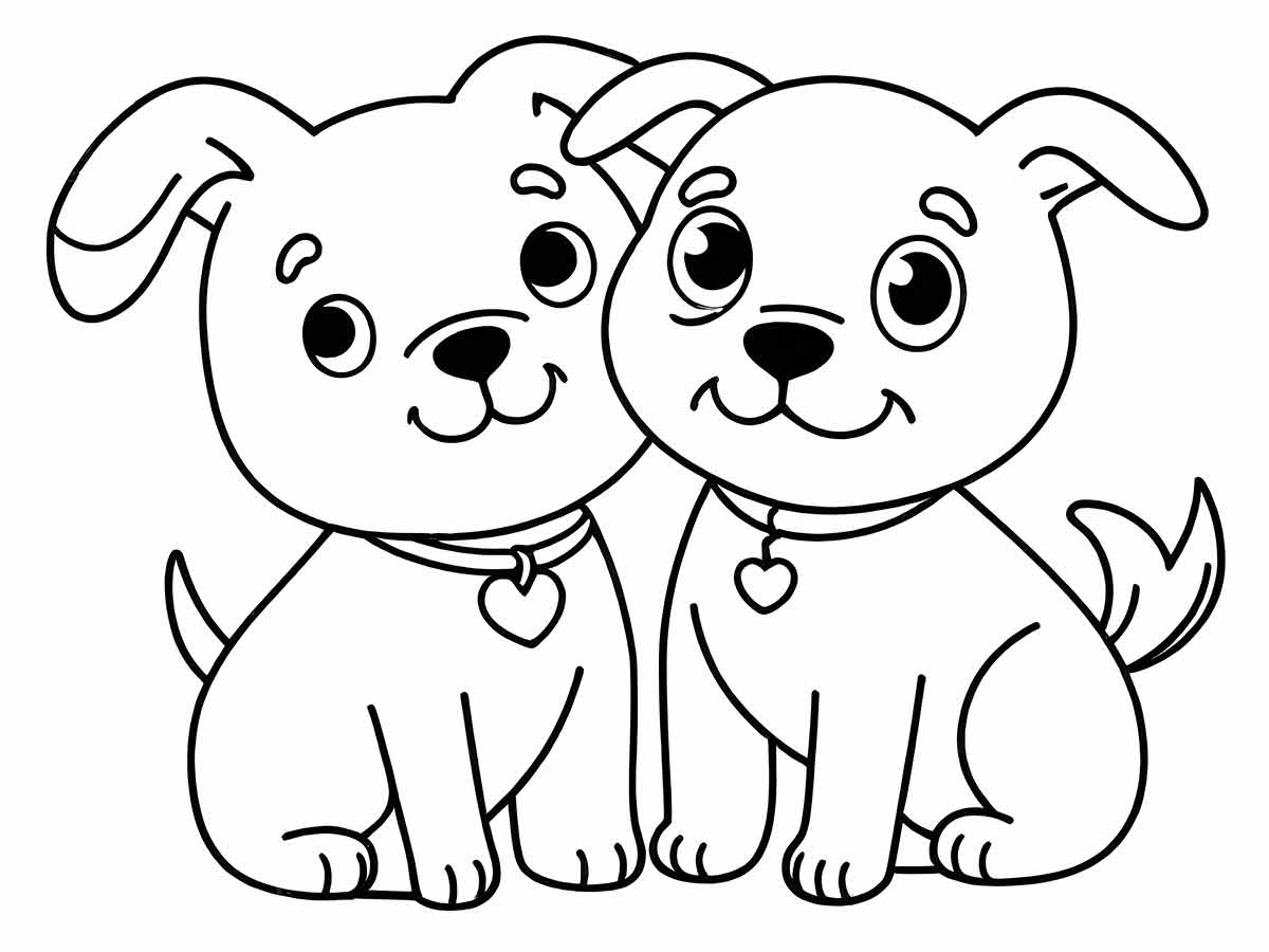 desenhos de cachorros para colorir 59