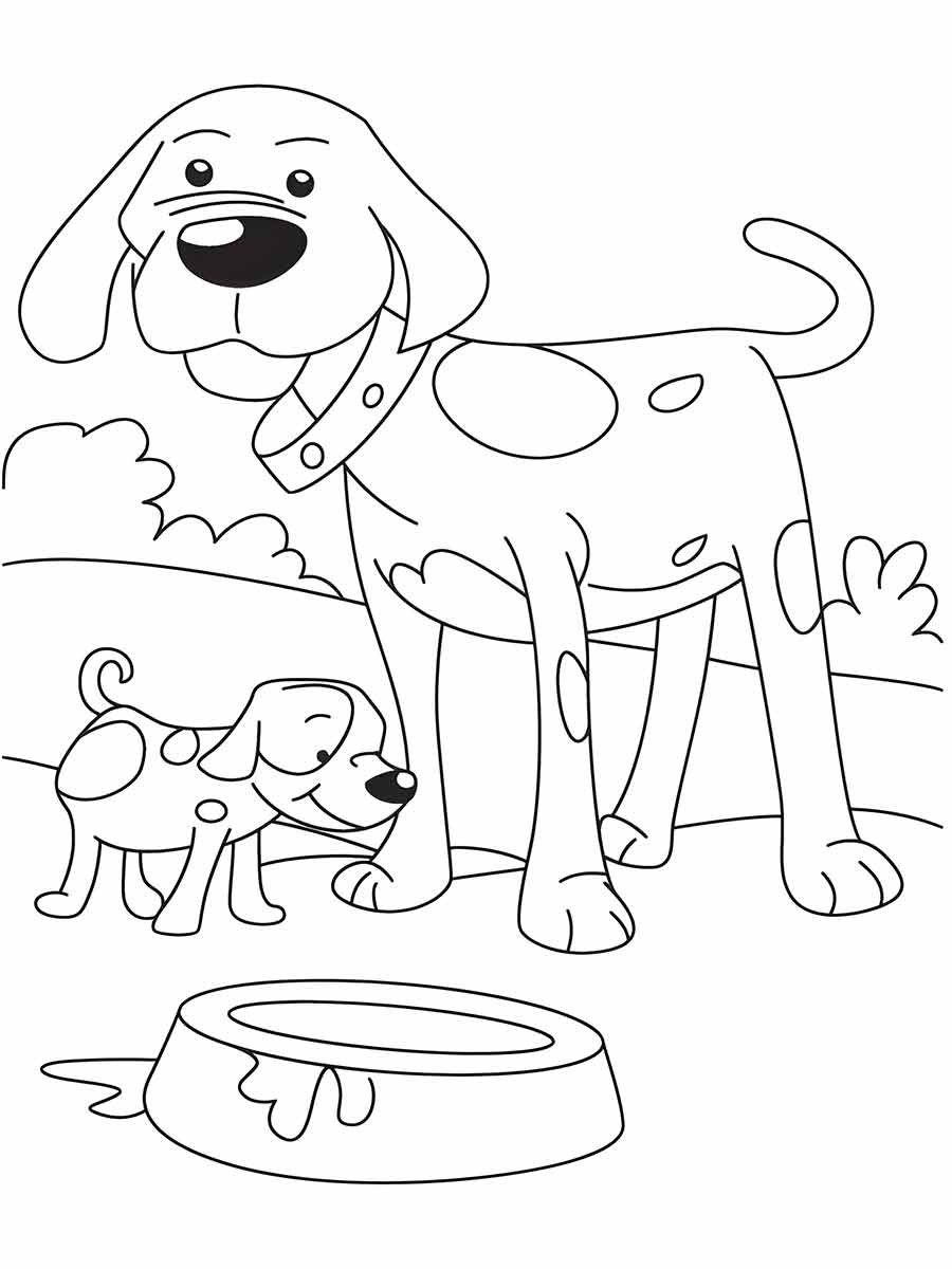 desenhos de cachorros para colorir 60