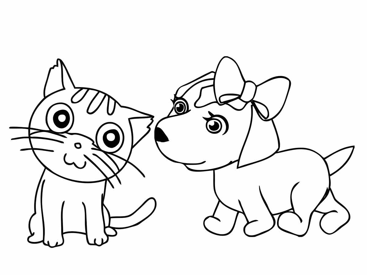 desenhos de cachorros para colorir 64