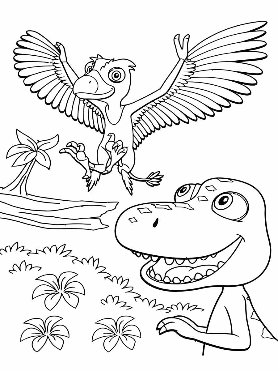 desenhos dinossauros para colorir 37