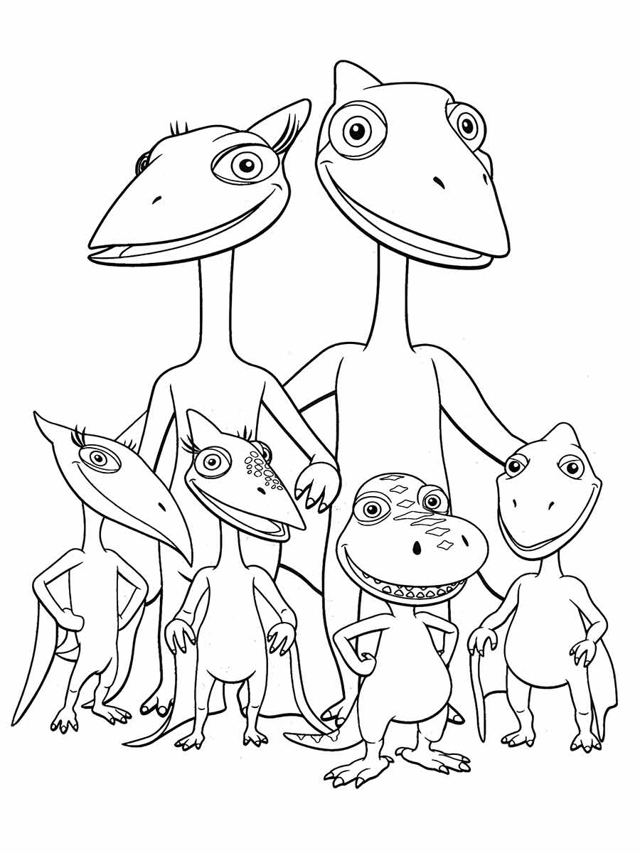 desenhos dinossauros para colorir 38