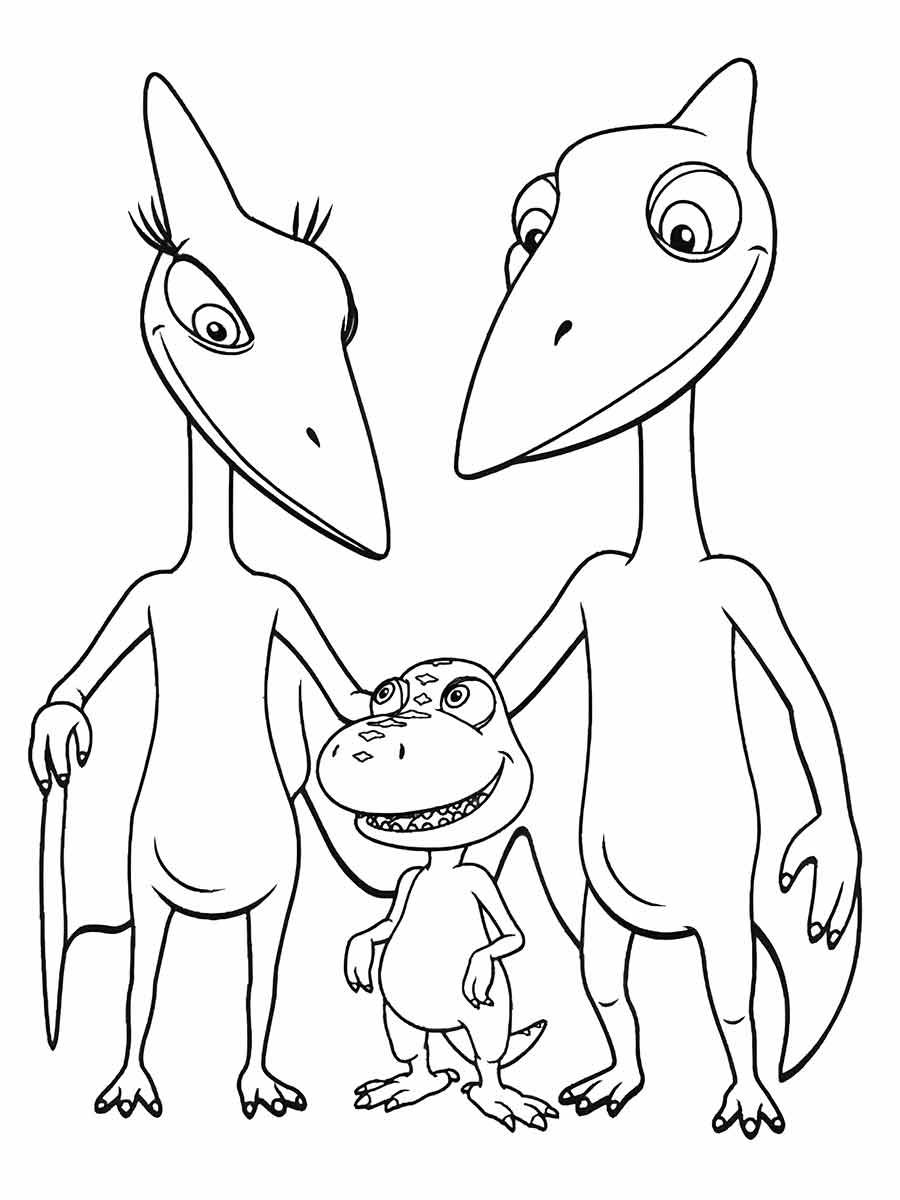 desenhos dinossauros para colorir 39