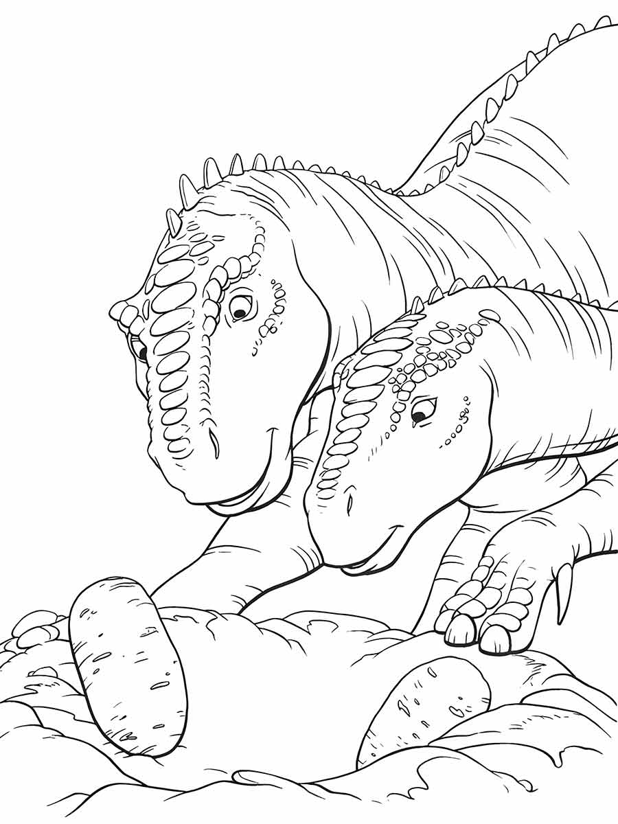 desenhos dinossauros para colorir 42