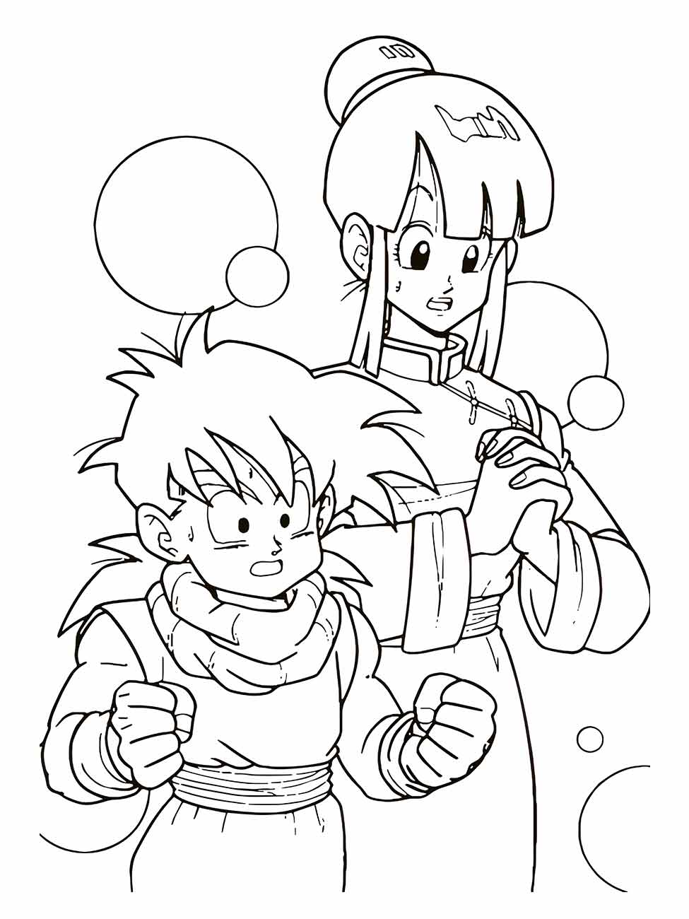 desenhos dragon ball z para colorir 36