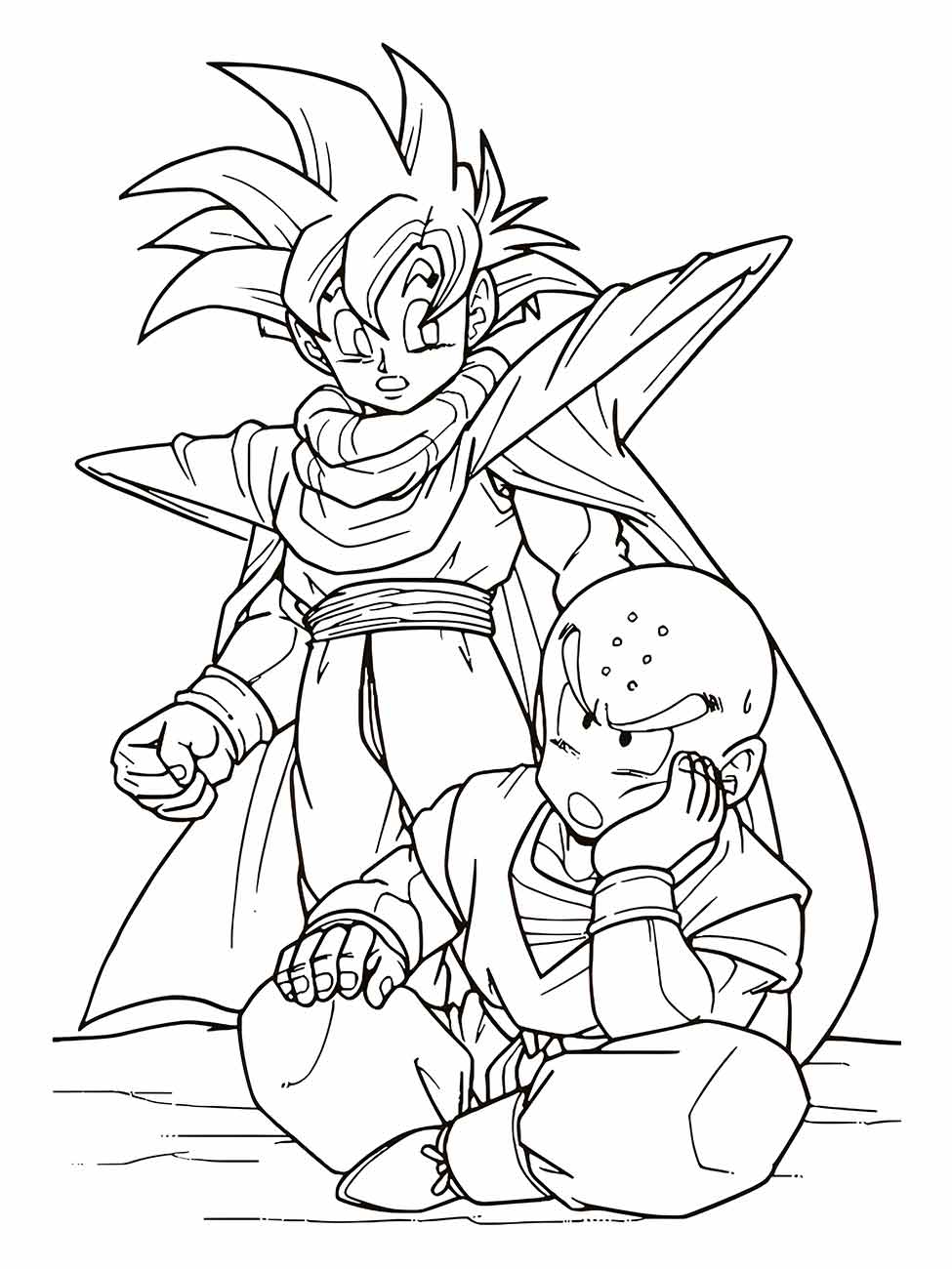 desenhos dragon ball z para colorir 38