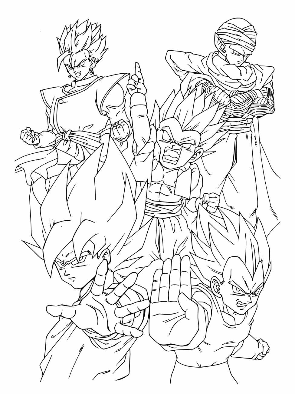 desenhos dragon ball z para colorir 39