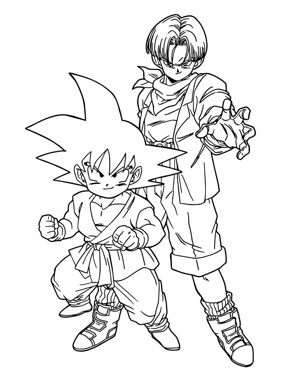 desenhos dragon ball z para colorir 43