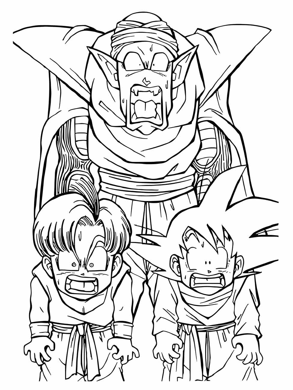 desenhos dragon ball z para colorir 44