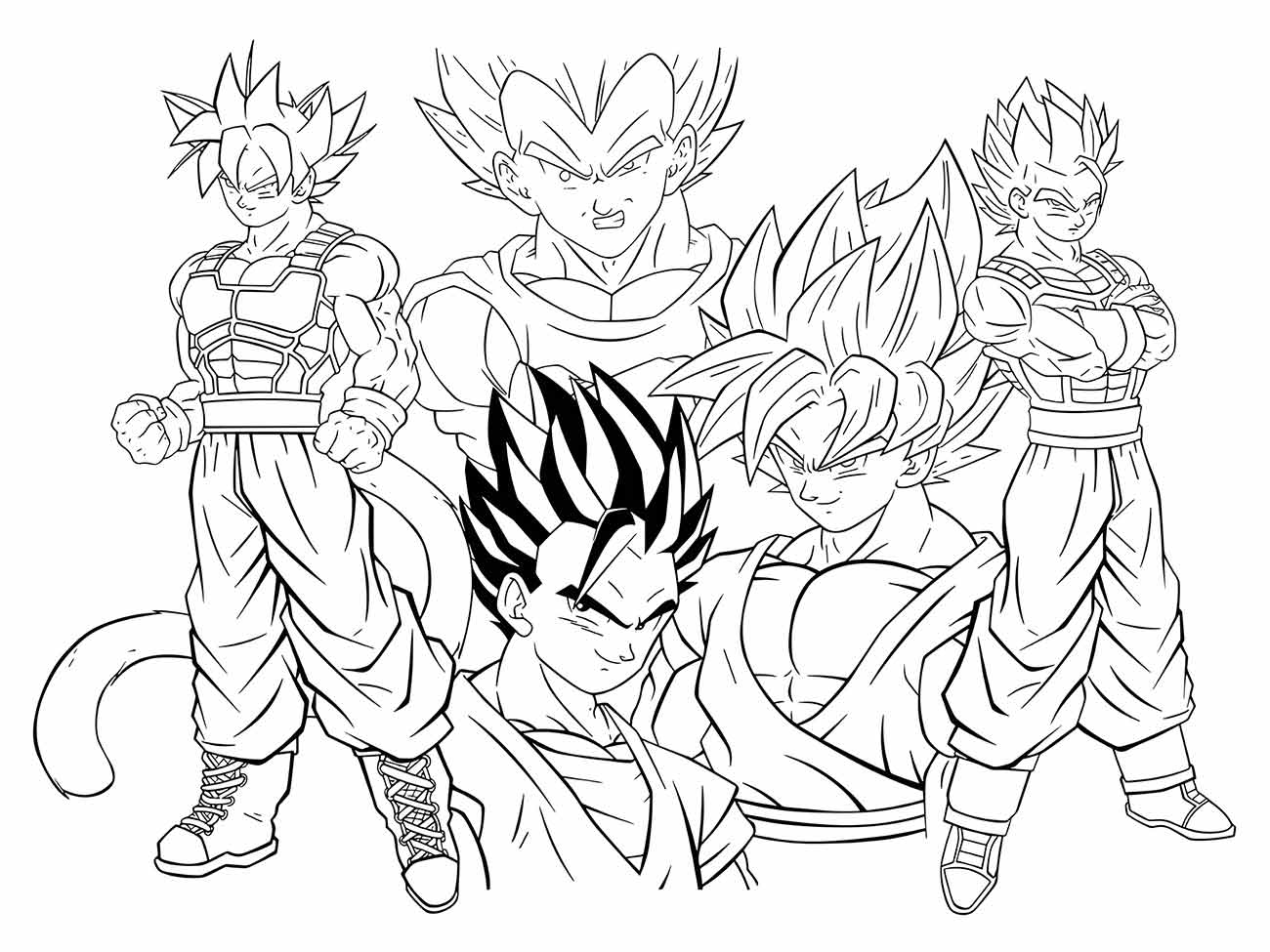 desenhos dragon ball z para colorir 45