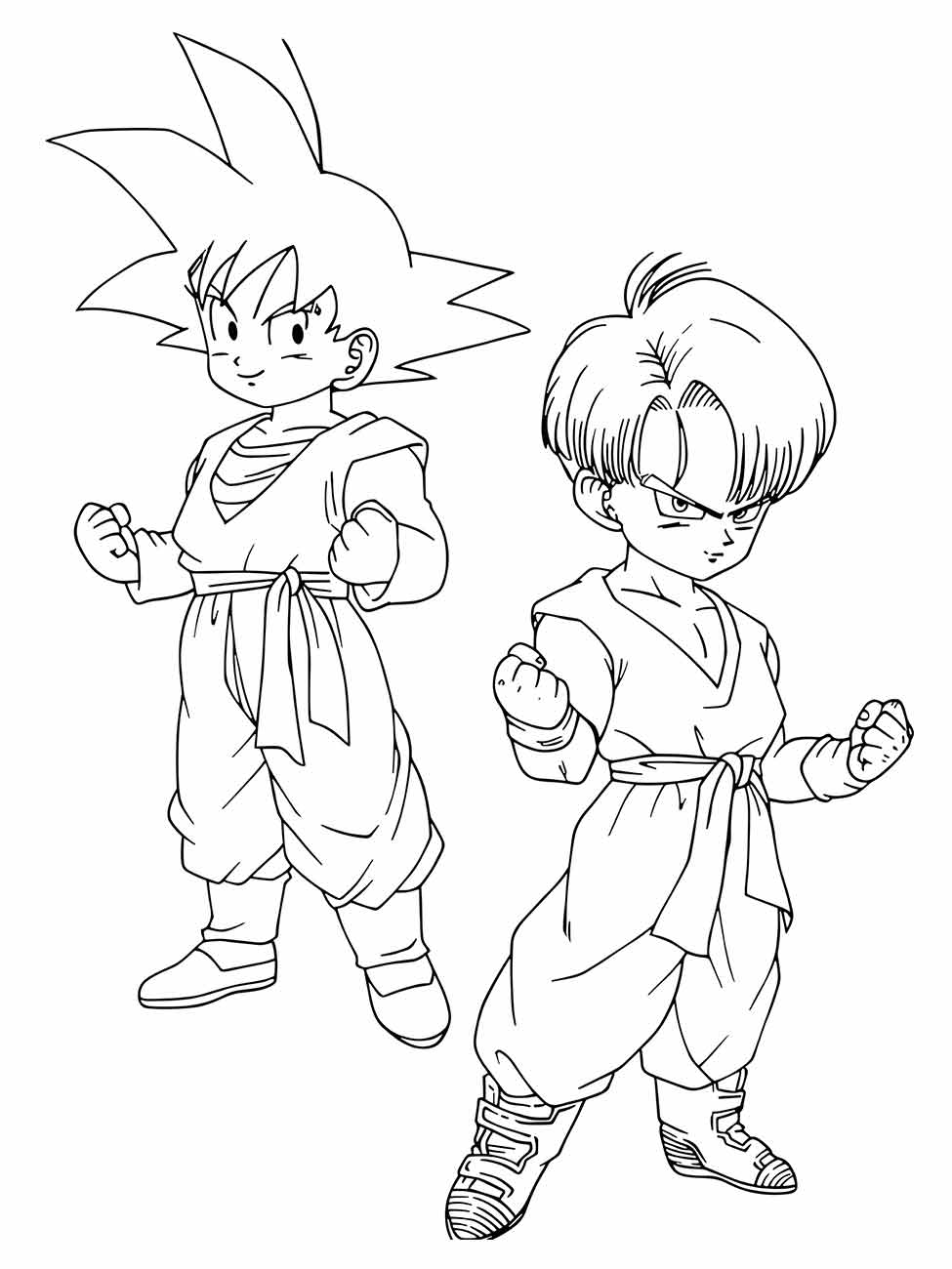 desenhos dragon ball z para colorir 46