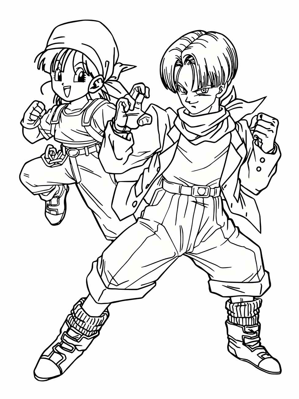 desenhos dragon ball z para colorir 48