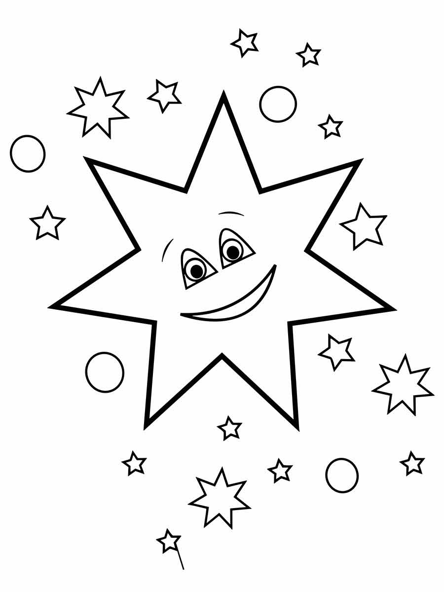 desenhos estrelas para colorir 11