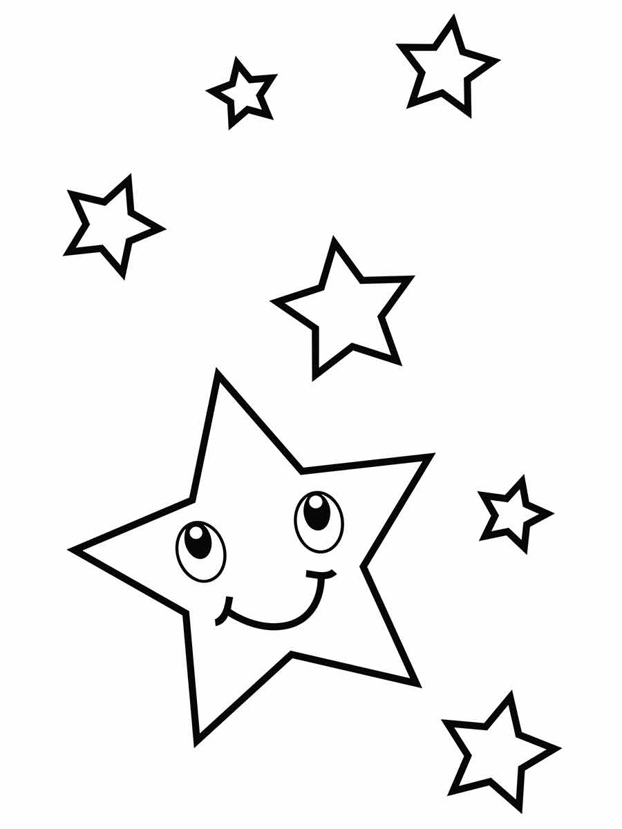 desenhos estrelas para colorir 13