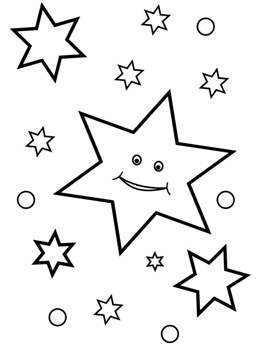 desenhos estrelas para colorir 14