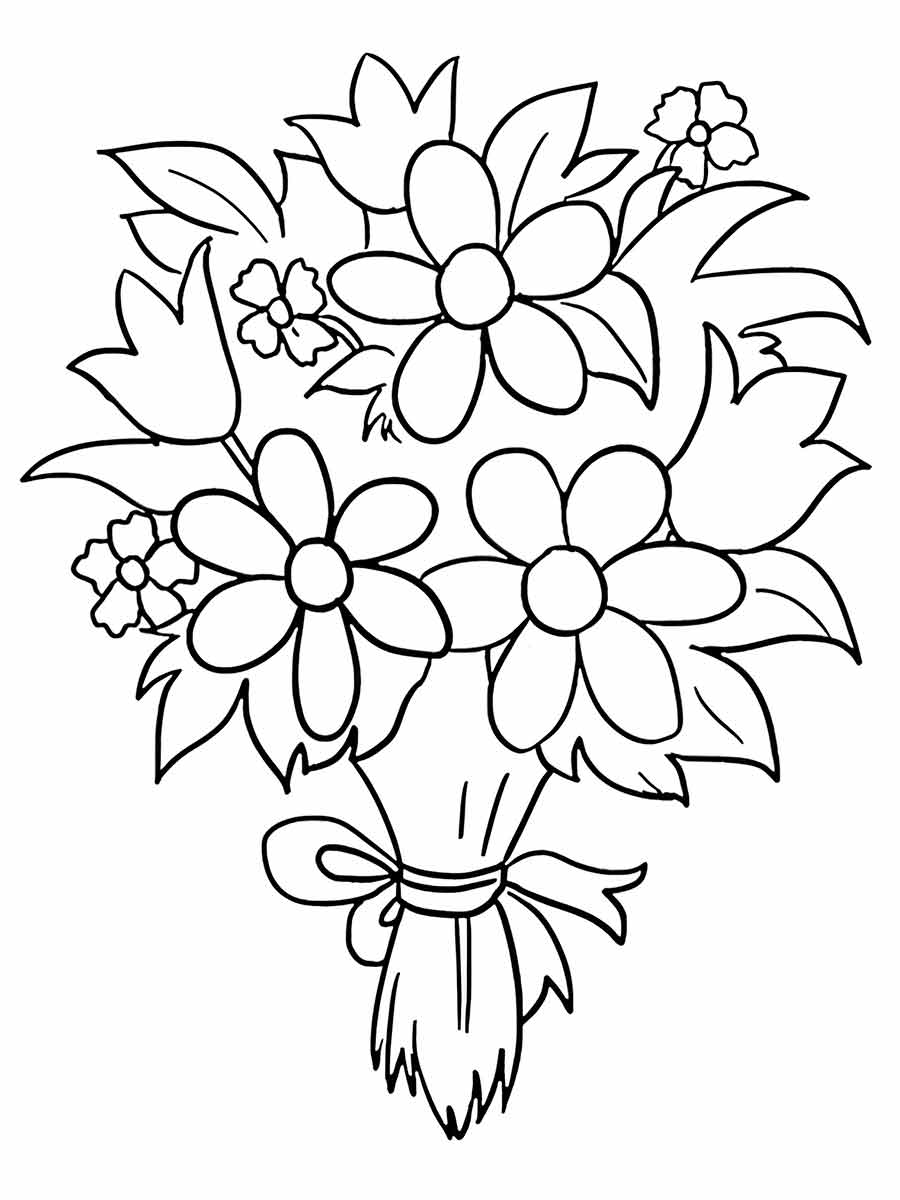 desenhos flores para colorir 25