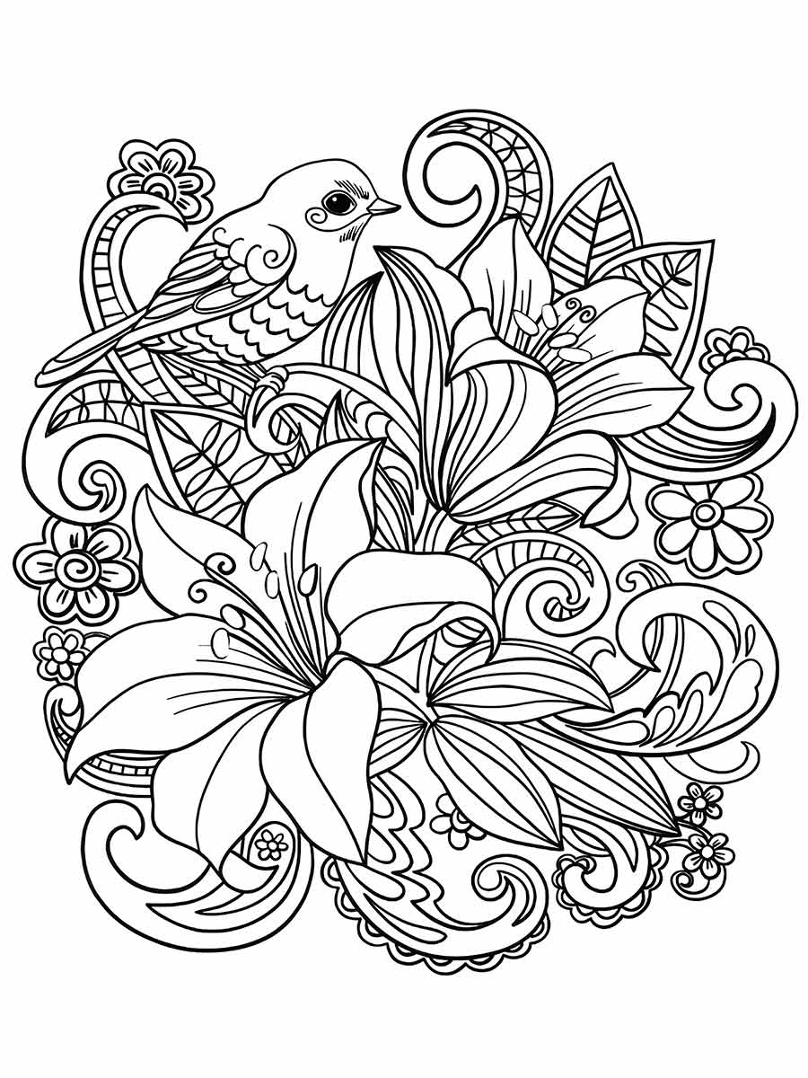 desenhos flores para colorir 33