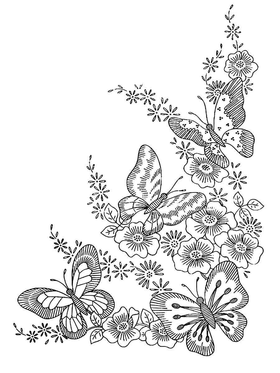 desenhos flores para colorir 35