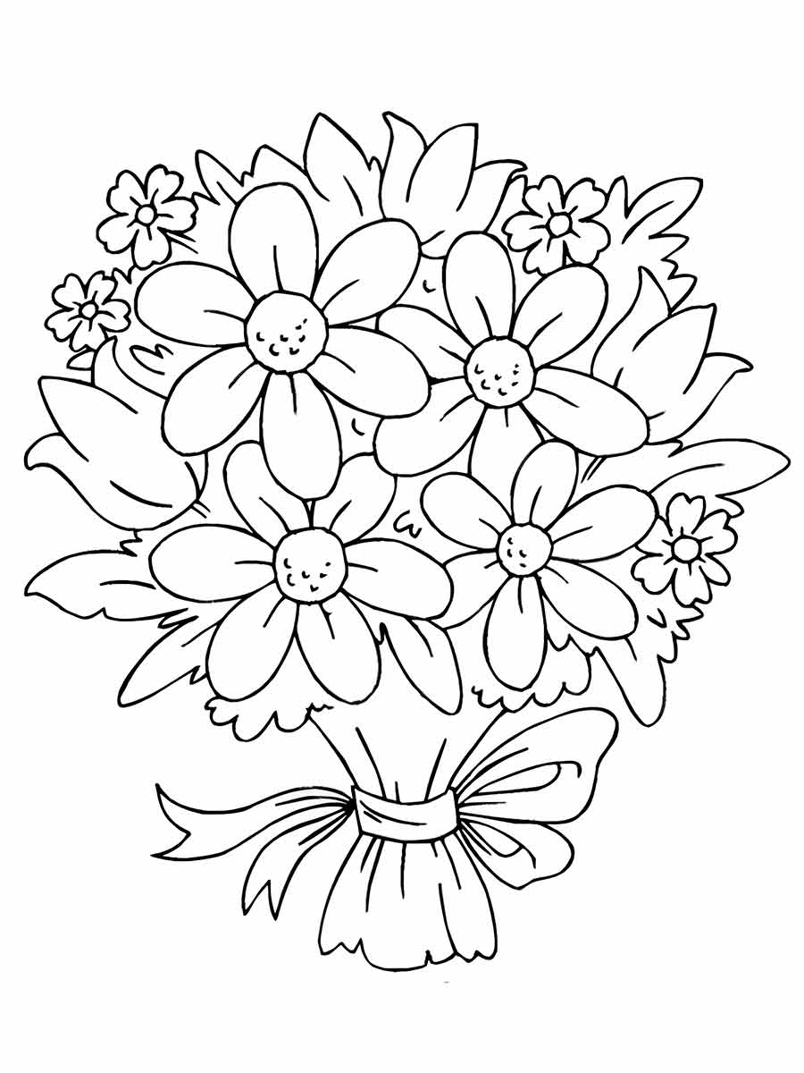 desenhos flores para colorir 43