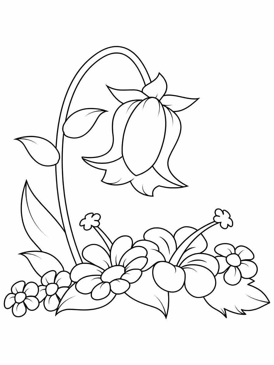 desenhos flores para colorir 49