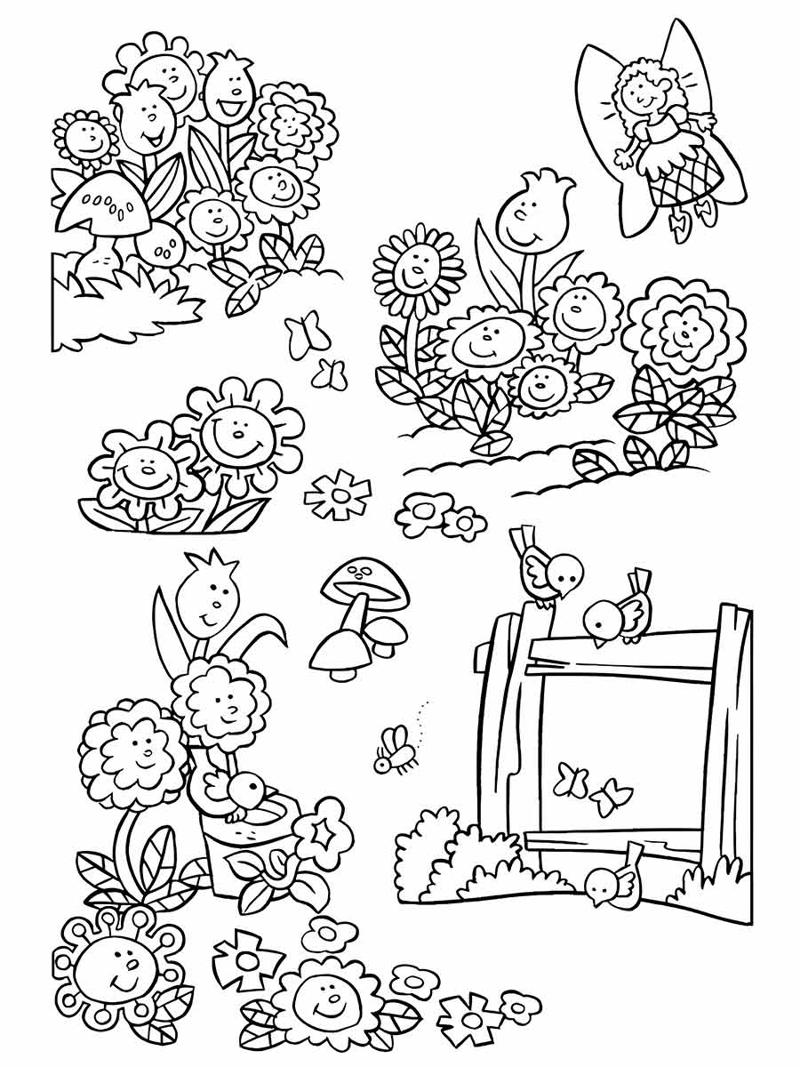 desenhos flores para colorir 55