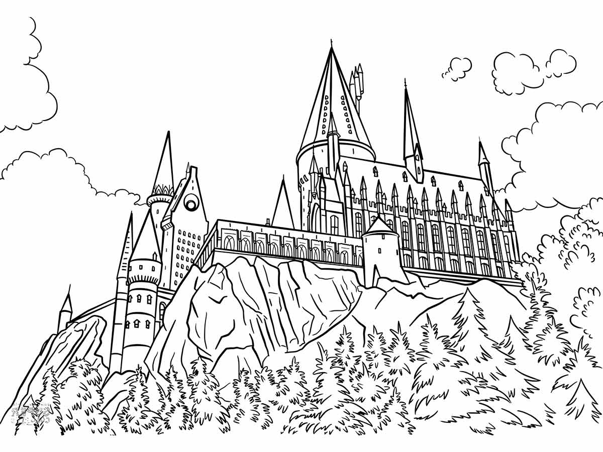 desenhos harry potter para colorir 90