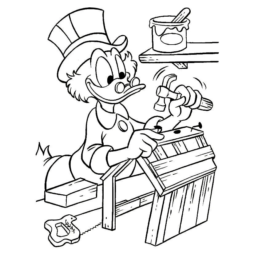 desenhos para colorir do pato donald 10