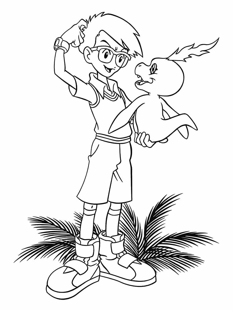 digimon para colorir 1