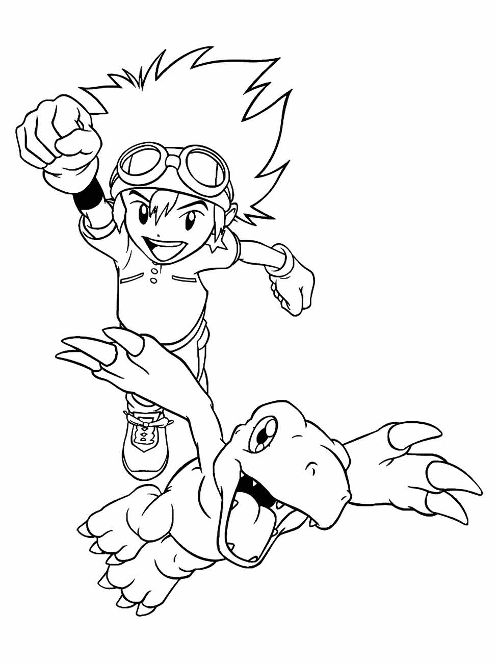 digimon para colorir 13