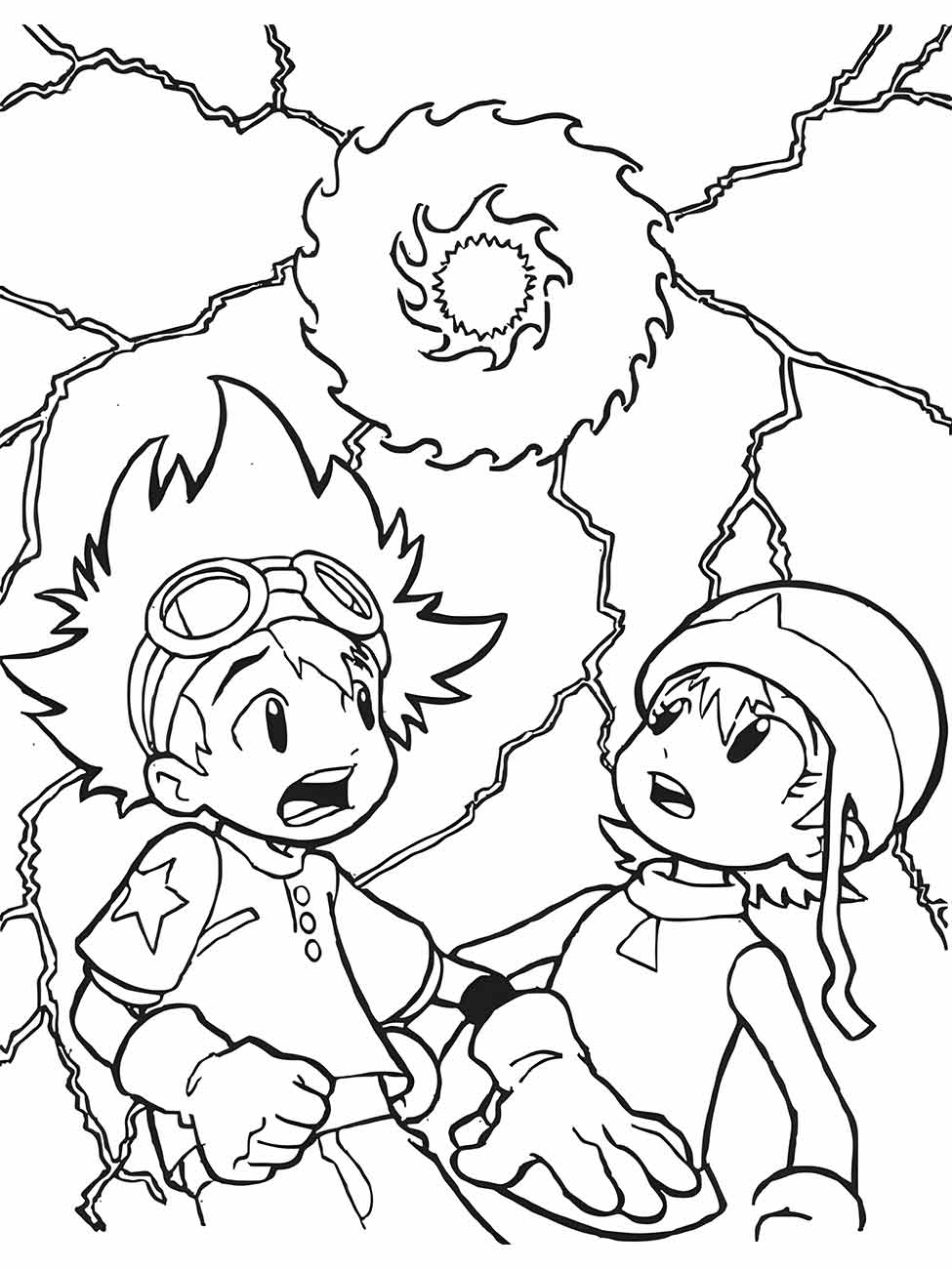 digimon para colorir 29