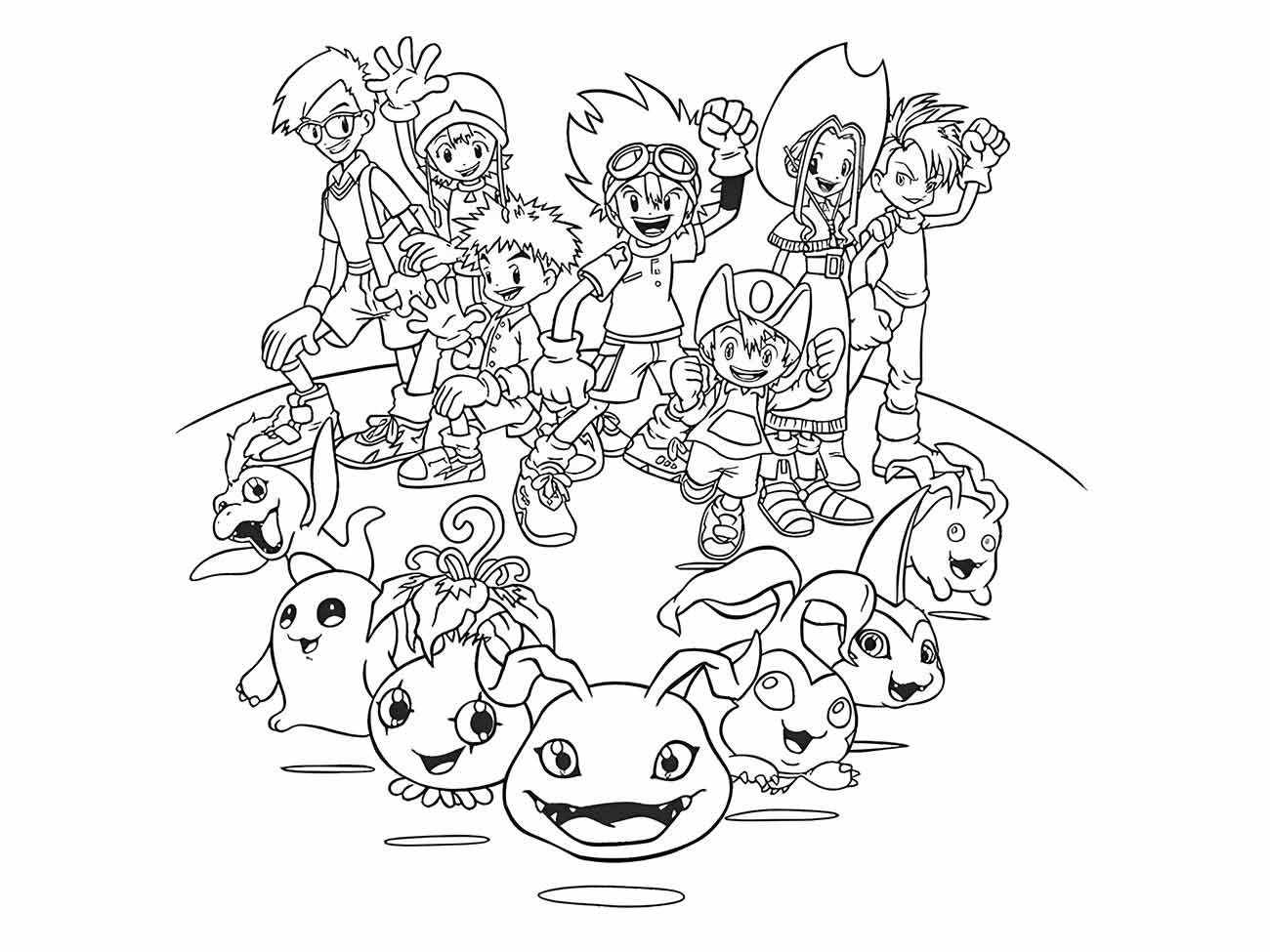 digimon para colorir 34