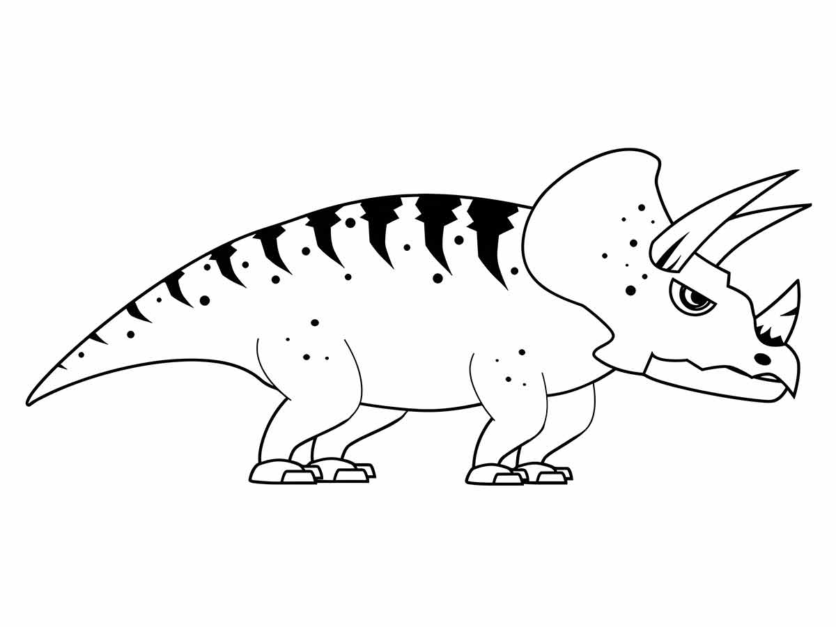 dinossauro para colorir 10