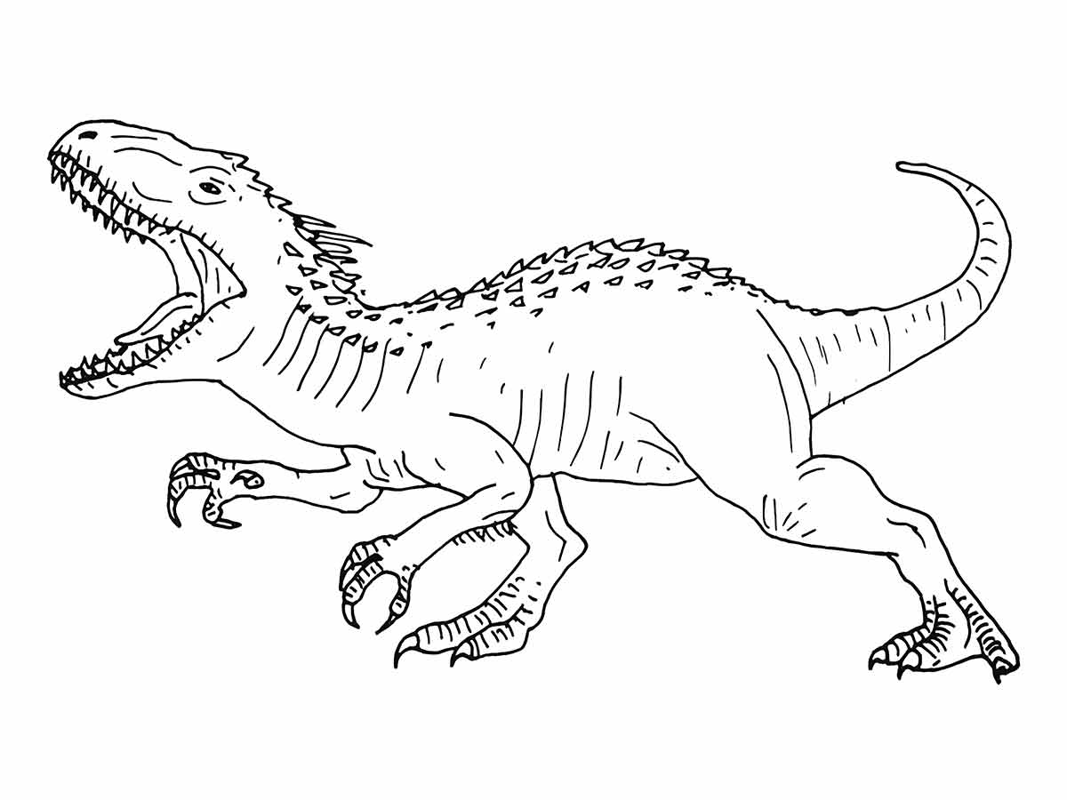 dinossauro para colorir 4