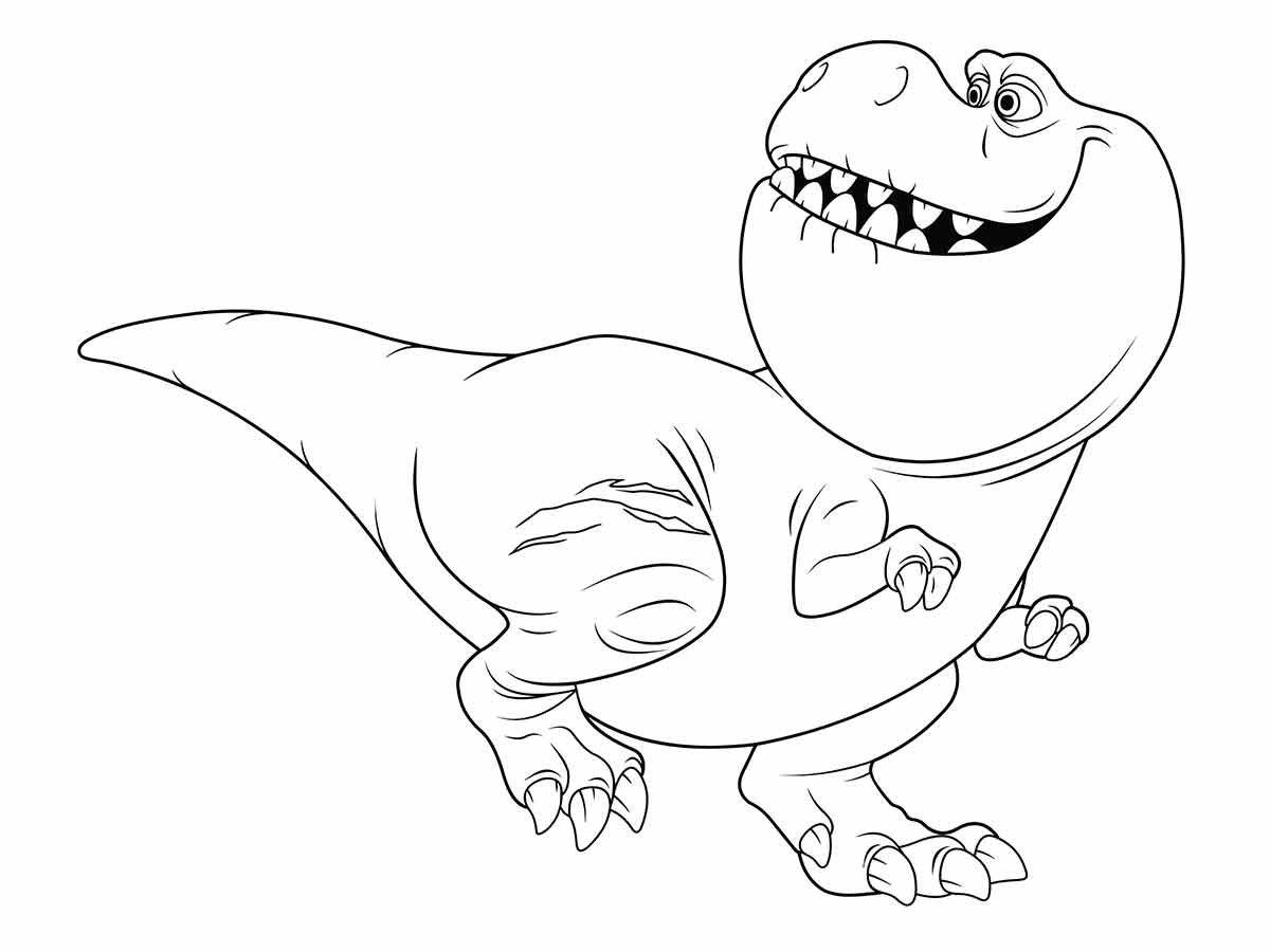 dinossauro para colorir 6