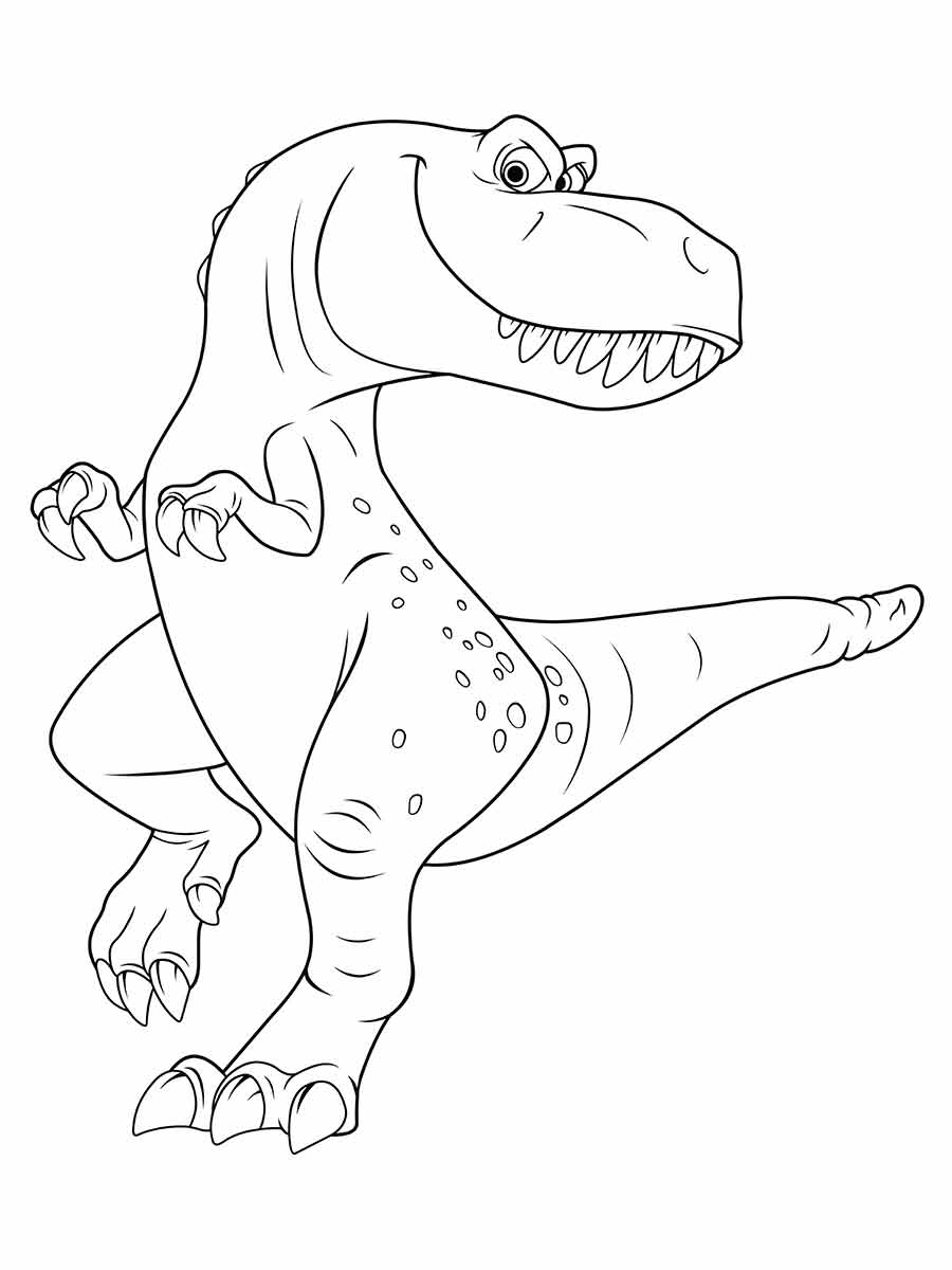 dinossauro para colorir 7