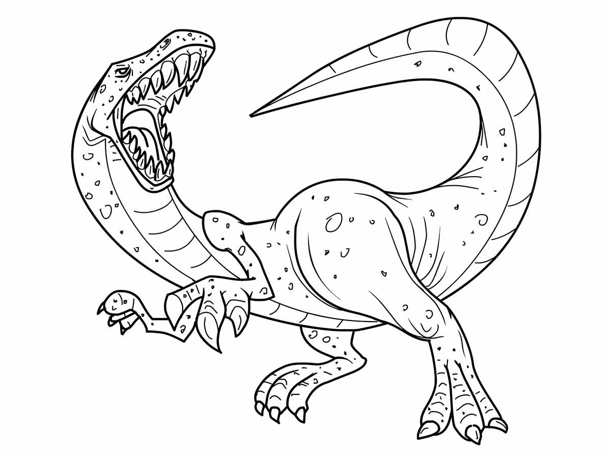 dinossauro para colorir