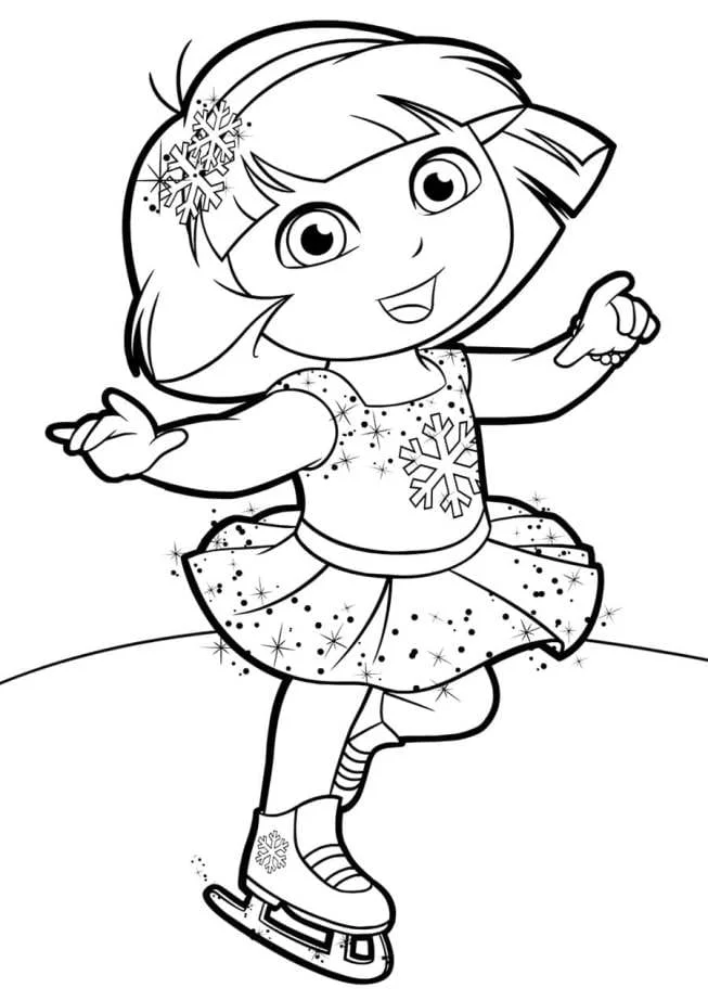 dora aventureira para colorir 14