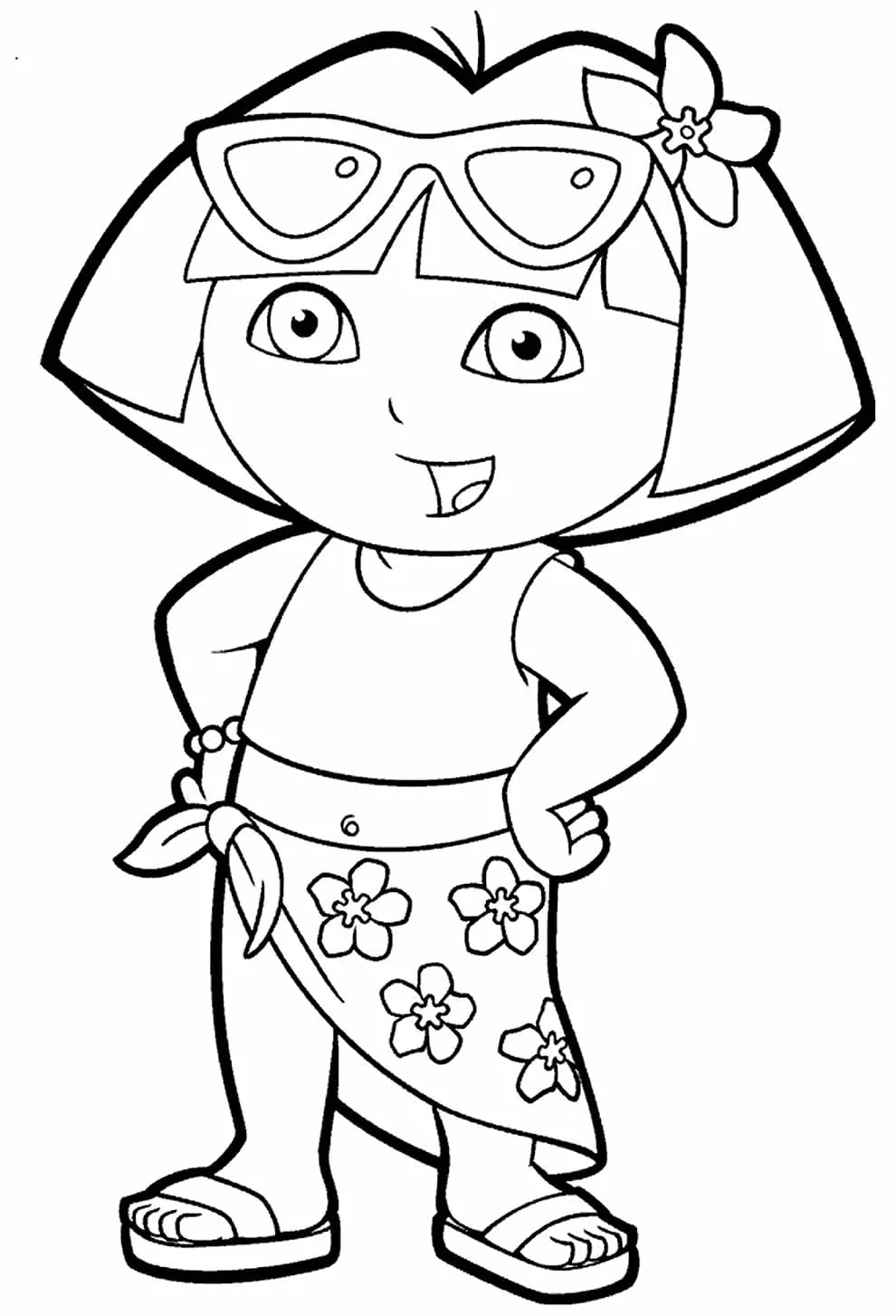 dora aventureira para colorir 27